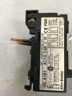 USED ALLEN BRADLEY 193-A1D1 SER A