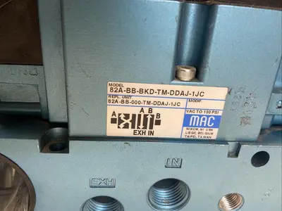 Used MAC 82A-BB-BKD-TM-DDAJ-1JC Pump & Valve Parts Ohio US | Surplus Asset Holdings #1234325
