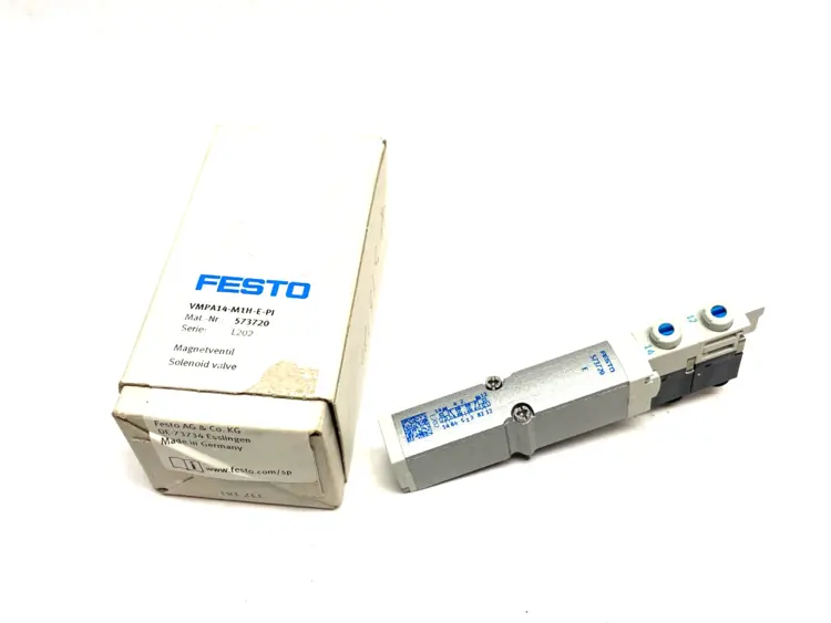 Used FESTO SOLENOID VALVE 5/3 EXHAUSTED Solenoid Valves | Maverick Industrial Sales #1110402