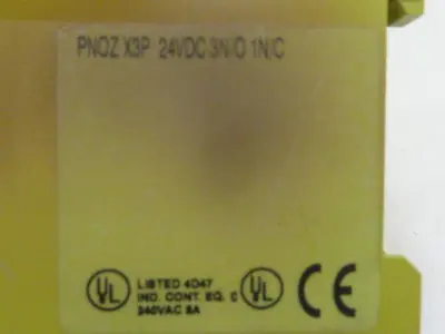 USED PILZ PNOZX3P24VDC3N/01N/C