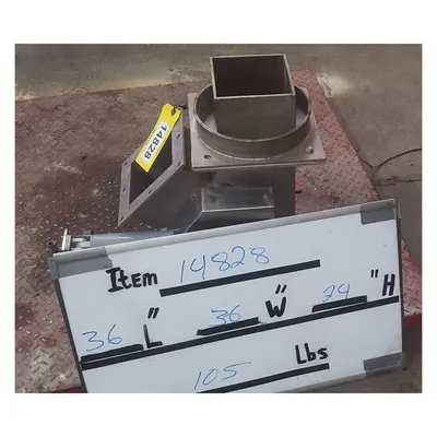 Used 6" Stainless Steel Diverter Valve