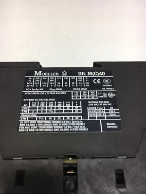 USED Moeller DIL M40