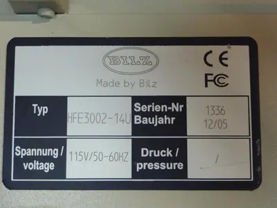 USED BILZ HFE3002-14U