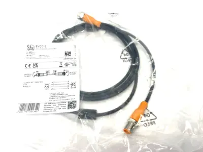 New | in-Stock ifm Connection Cable M12 M to F 2m Length VDOGH040MSS0002H04STGH040MS Cable & Wire Michigan US | Maverick Industrial Sales #1391364