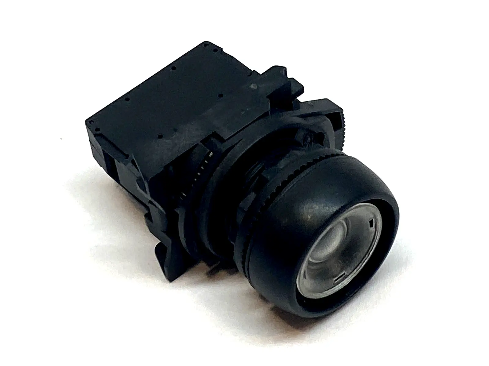 USED ALLEN-BRADLEY GREEN 22MM ILLUMINATED PB NO COVER W/ 800F-N3G 24V SER B