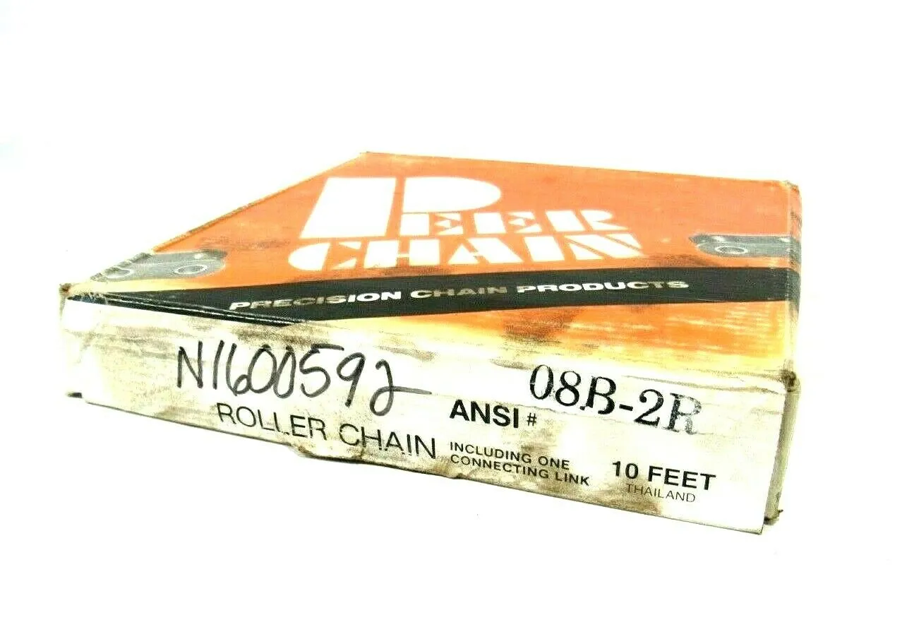 NEW PEER CHAIN 08B-2R ROLLER CHAIN 10' 08B2R