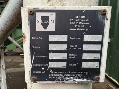 2017 Silexim 50m3 Silo Резервуар з нержавіючої сталі | Perry Equipment (3)