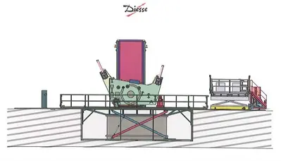 USED DIESSE WELDING MANIPULATOR 10 TON