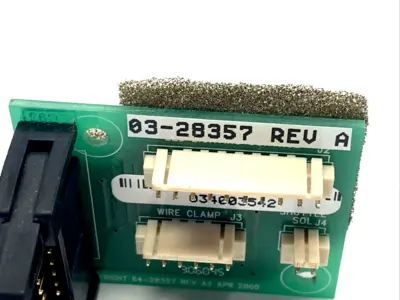 03-28357 | ASM  Rev. A Wire Clamp Circuit Board For Eagle 60 Bonder - Used
