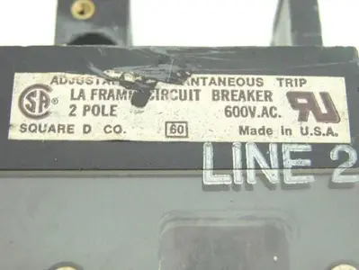 USED SQUARE D LAF2640036MV1021