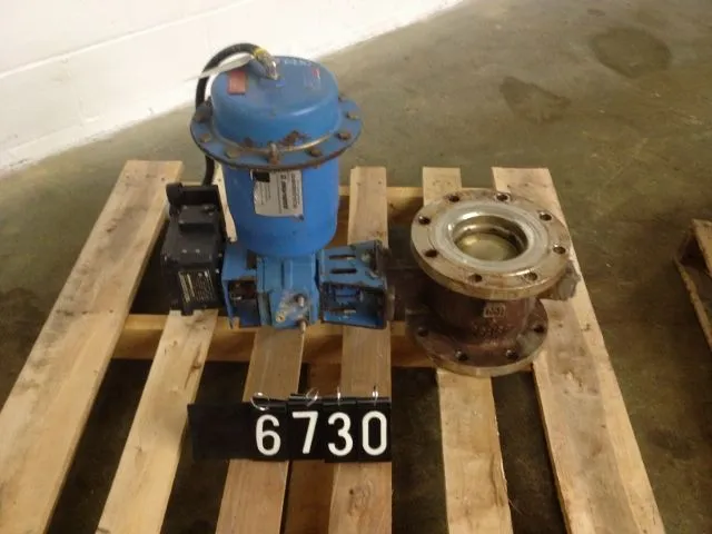 Neles Jamesbury 6"-150 V-Ball Control Valve