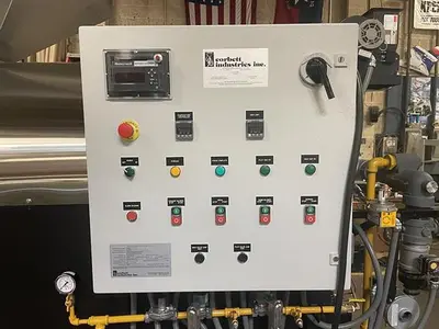 Bauer 322 1000 lb/hr Batch Dry Nut Roaster