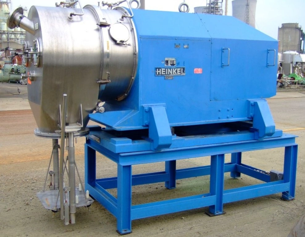 Heinkel HF 600 Inverting Filter centrifuge, 316L SS.