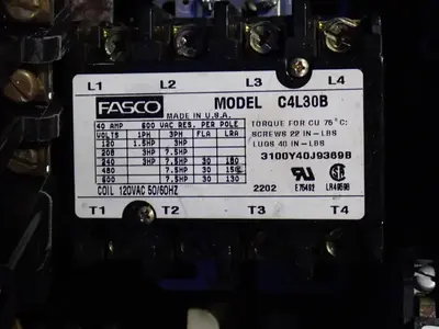 Motor Starter, Relays & Contactors