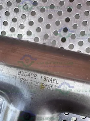USED 3 WAY 316L STAINLESS STEEL TEE W/ 2" SANITARY FITTINGS & 2" CENTER