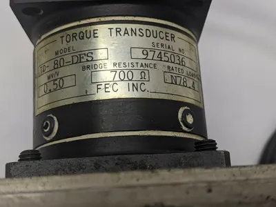 TD-80-DFS | FEC  Torque Transducer - Used