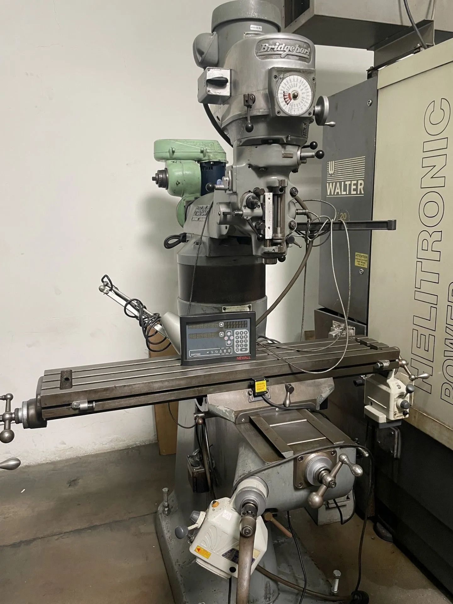Used BRIDGEPORT 1.5 HP VARIABLE SPEED MILL Vertical Mills California US | Wheeler Machinery Sales #68975