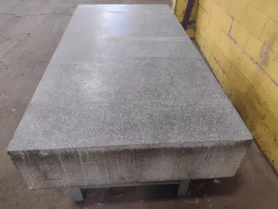 8' X 4' X 14" CHALLENGE PRECISION LAYOUT INSPECTION GRANITE TABLE: STOCK #23793