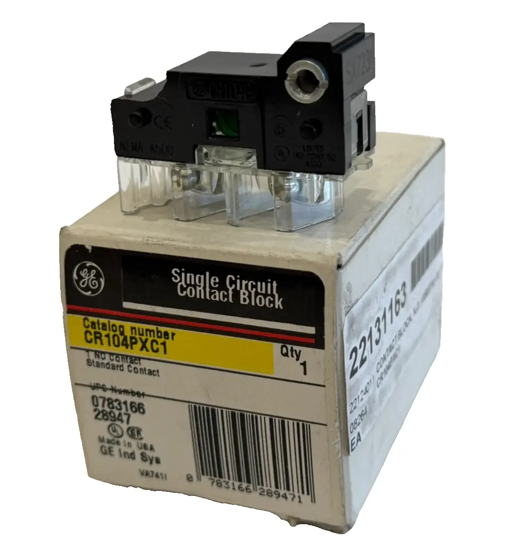 NEW GENERAL ELECTRIC CR104PXC1 CONTACT BLOCK