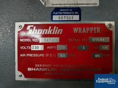 USED Shanklin Shanklin Wrapper, Model B2RA