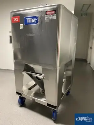 USED TOTE Systems 48" x 42" x 40" Tote Systems Stainless Steel Transfer Bins