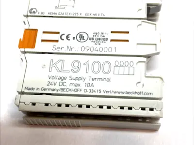 USED BECKHOFF SUPPLY TERMINAL 24VDC 10A LOT OF 2