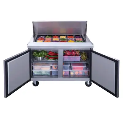 New | in-Stock Dukers _UNKNOWN_ Food Prep Tables Illinois US | Falcon Restaurant Supply #1376879
