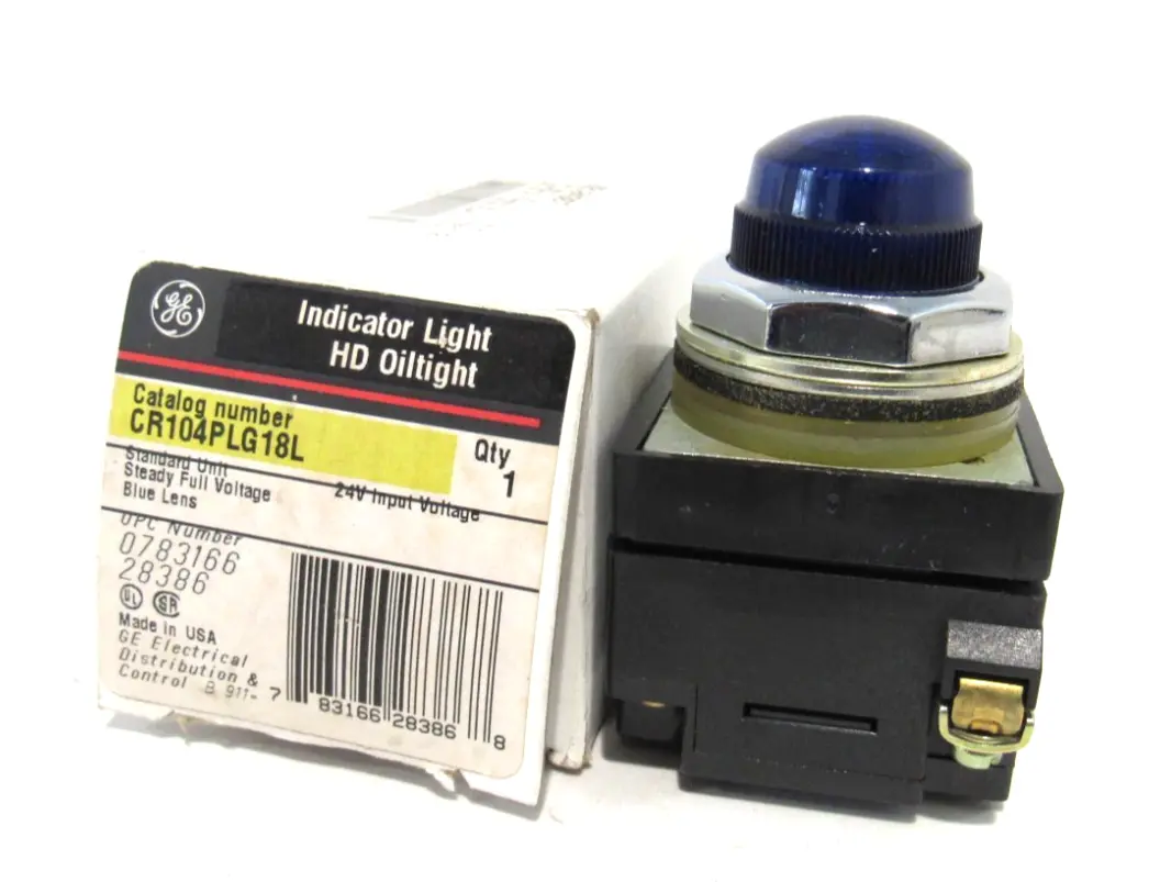 NEW GENERAL ELECTRIC CR104PLG18L PILOT LIGHT