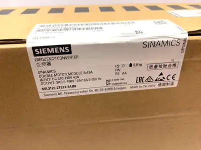 NEW SIEMENS SINAMICS S120 DOUBLE MOTOR FREQUENCY CONVERTER