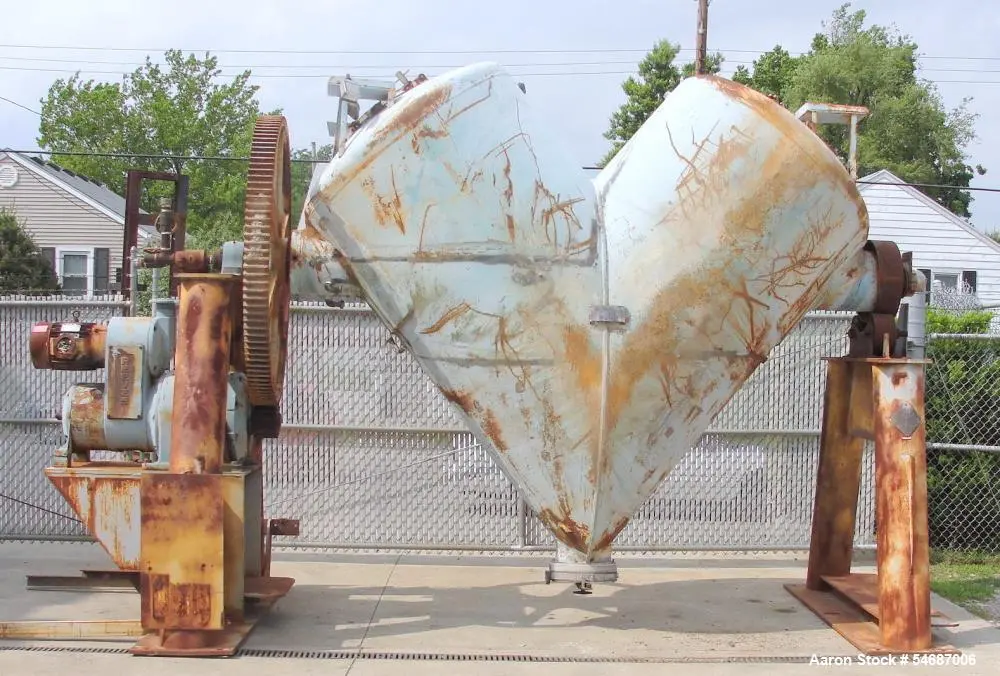 Used PATTERSON KELLEY _UNKNOWN_ Double Cone - V Rotary Vacuum Dryers Illinois US | Aaron Equipment #1512891