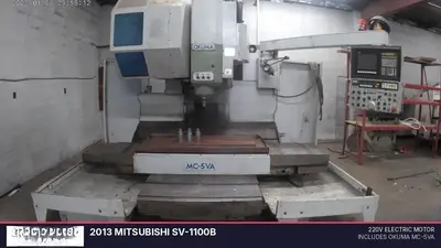 Used 2013 MITSUBISHI SV-1100B Vertical Machining Centers Indiana US | Proxy Equipment #1377583