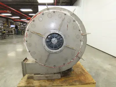 Sprout Centrifugal Blower Fan 33" Wheel 10" In 8x5" Out Stainless Food Grade