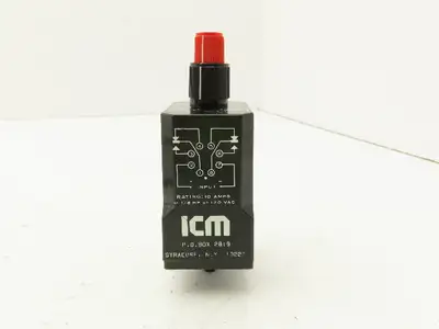 ICM FDR115A2X30A360 Timer Relay Time Delay 10 Amp 8 Pin Round Base