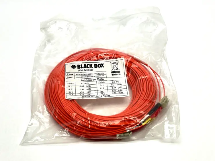 New | in-Stock Black Box FOCMP62-030M-LCLC-OR Cable & Wire Michigan US | Maverick Industrial Sales #1462816