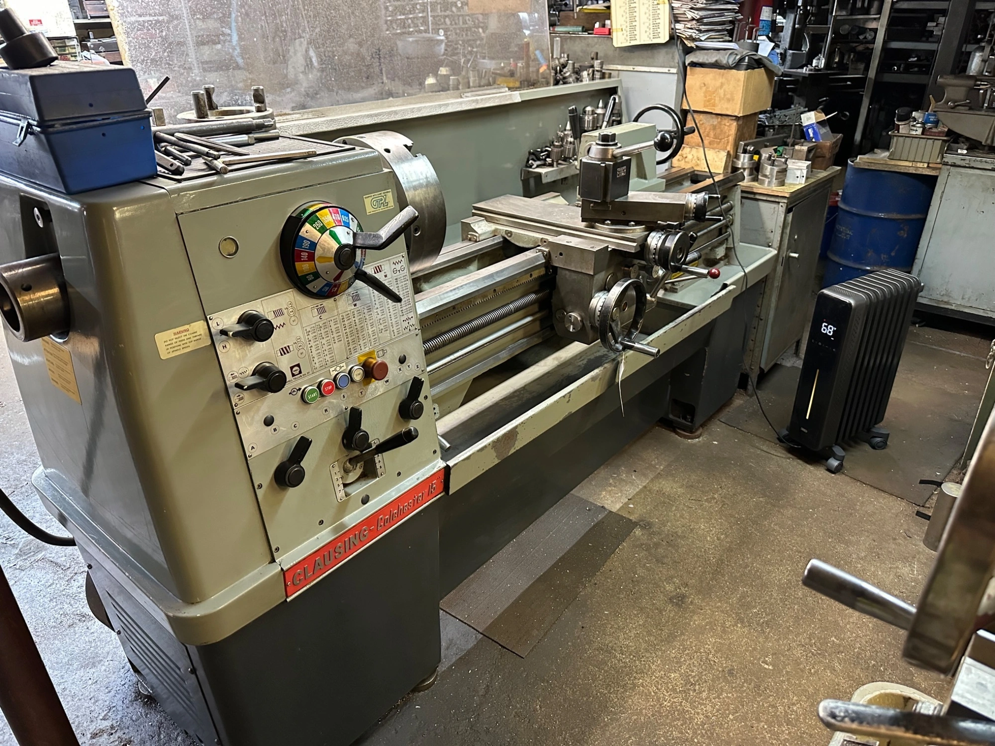 USED CLAUSING COLCHESTER 1550