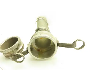 Camlock 3" Aluminum Female Adapters X 3" Barb Hose Fitting W/ End Caps