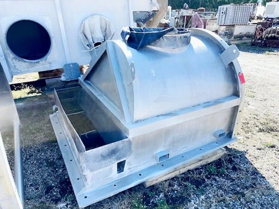 30' L x 70" Wide Carrier Fluid Bed Dryer With Heater