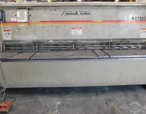 Used 2007 ACCURSHEAR 637510 Power Squaring Shears (Inch) Florida US | Southern Fabricating Machinery Sales, Inc. #1262023