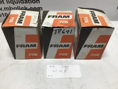 Fram P1119 Fuel Filter Cross Reference Napa 3351 TP641 lot of 3