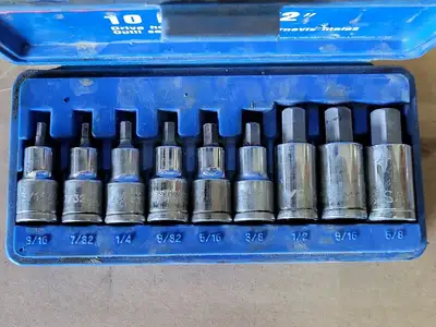 Hex Bit Socket Set HSK1210, Torx Bit Socket Set SKT12T, Drill Bit Set