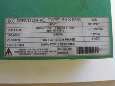 CONTROL TECHNIQUES MIDI MAESTRO 140X8/16 DRIVE