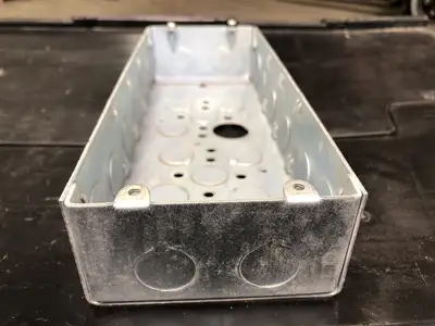 11x4" High Voltage Pre-Ganged Masonry Box