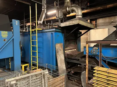1,000 lb/hr Holcroft Mesh Belt Hardening Furnace