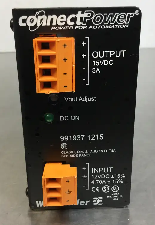 Used WEIDMULLER 9919371215 Power Supplies South Carolina US | Palmetto Automation #1292052