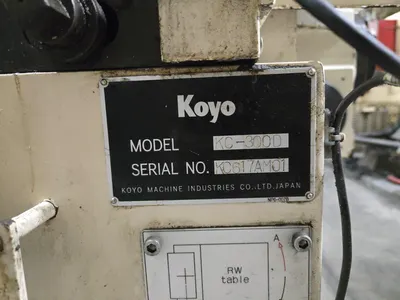 Koyo KC300D Semi-Rough Outer Diameter Grinding Machine