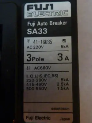 USED FUJI ELECTRIC SA33-3