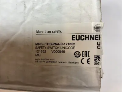 USED EUCHNER PUSH‑PULL PLUG MGB-L1B-PNA-R-121851 MGB-H-AA1A2-R-106049