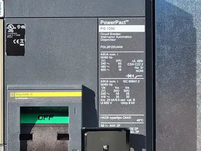 1200 amp 600 volt Service Entrance Meter Enclosure