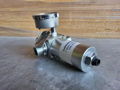 500 kPA Pressure Gauge Assembly, 316L Stainless Steel