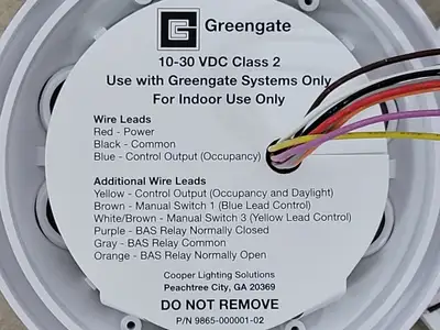 NEW GREENGATE OAC-DT-2000-R